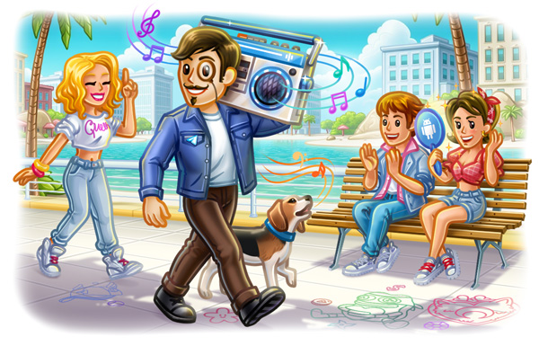 Música nos Perfis, Temas de Presente, Estatísticas de Presentes e Mais